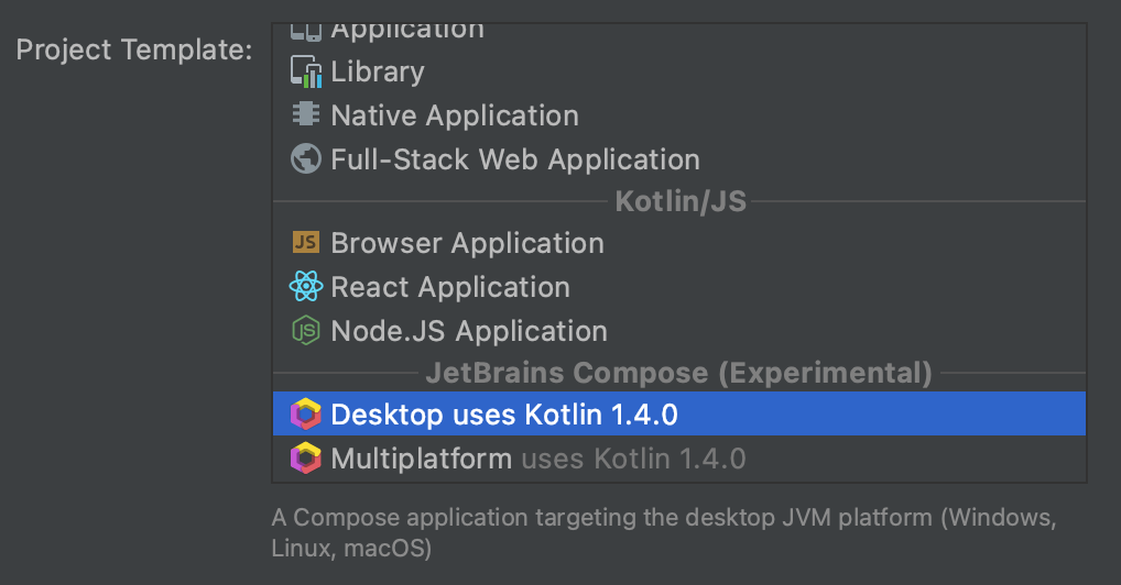 Intellij Desktop Compose